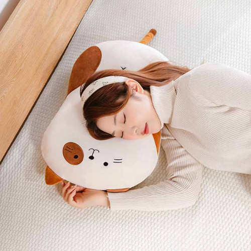 Подушка для сна и отдыха memory foam Japanese cat пудра